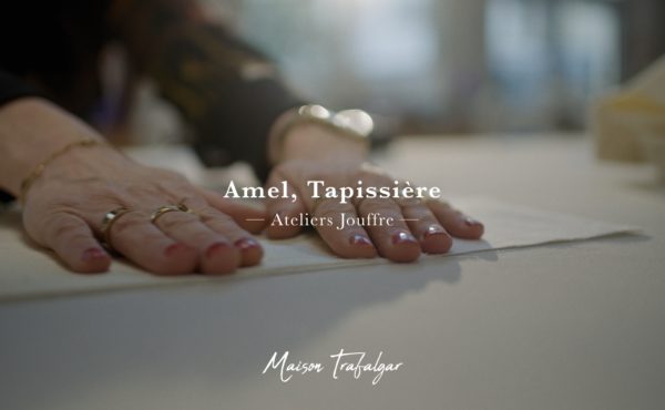 Amel, tapissière, ateliers Jouffre — © Matthieu Perret